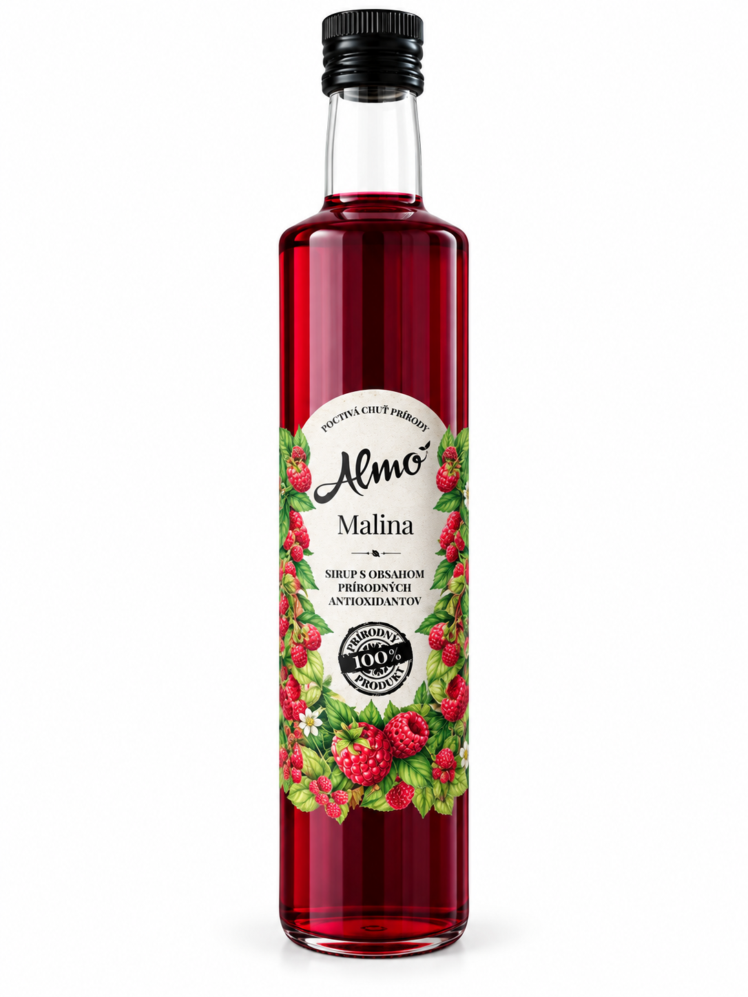ALMO sirup MALINA 50% ovocia 0,5L