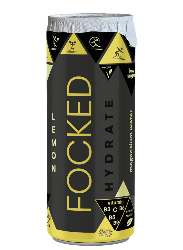 FOCKED hydrate citrón 250ml / 12 ks