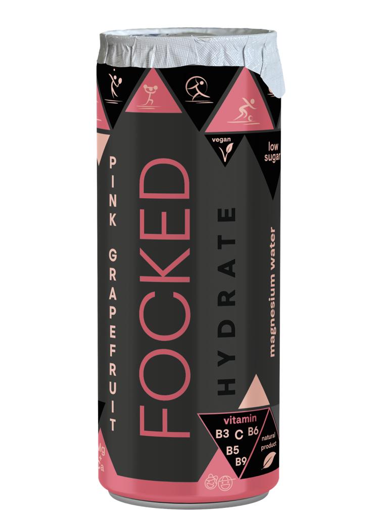 FOCKED hydrate grapefruit 250ml / 12 ks