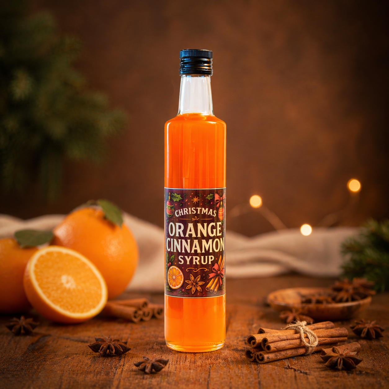 POMARANČ so ŠKORICOU sirup 50% ovocia 0,5L